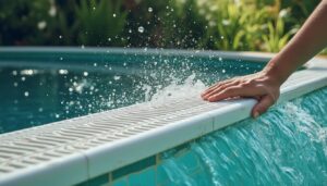 Prévenir les murs glissants grâce à une brosse piscine efficace