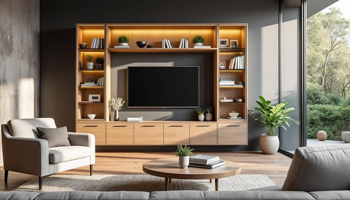 Astuces pour un style contemporain dans votre vitrine murale