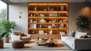 Conseils pour harmoniser les couleurs dans une vitrine murale