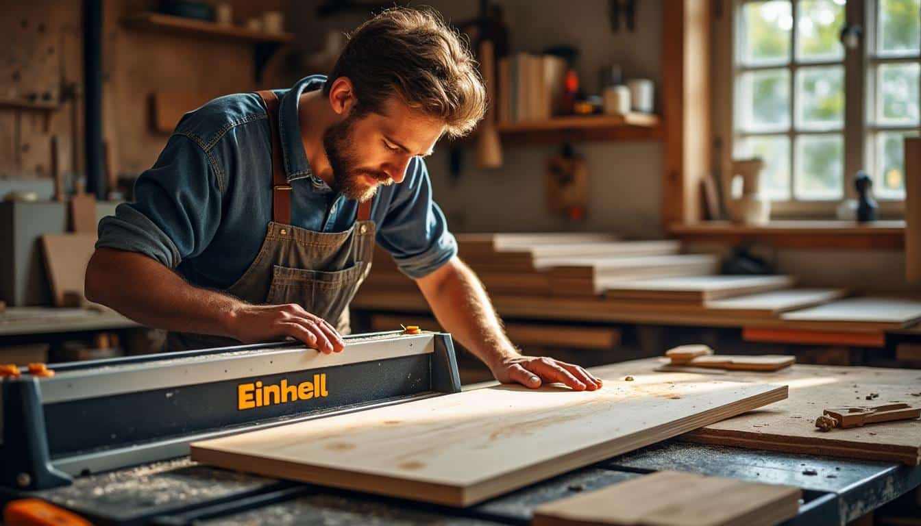 Illustration: Découvrir les atouts de la scie sur table Einhell pour vos travaux de précision