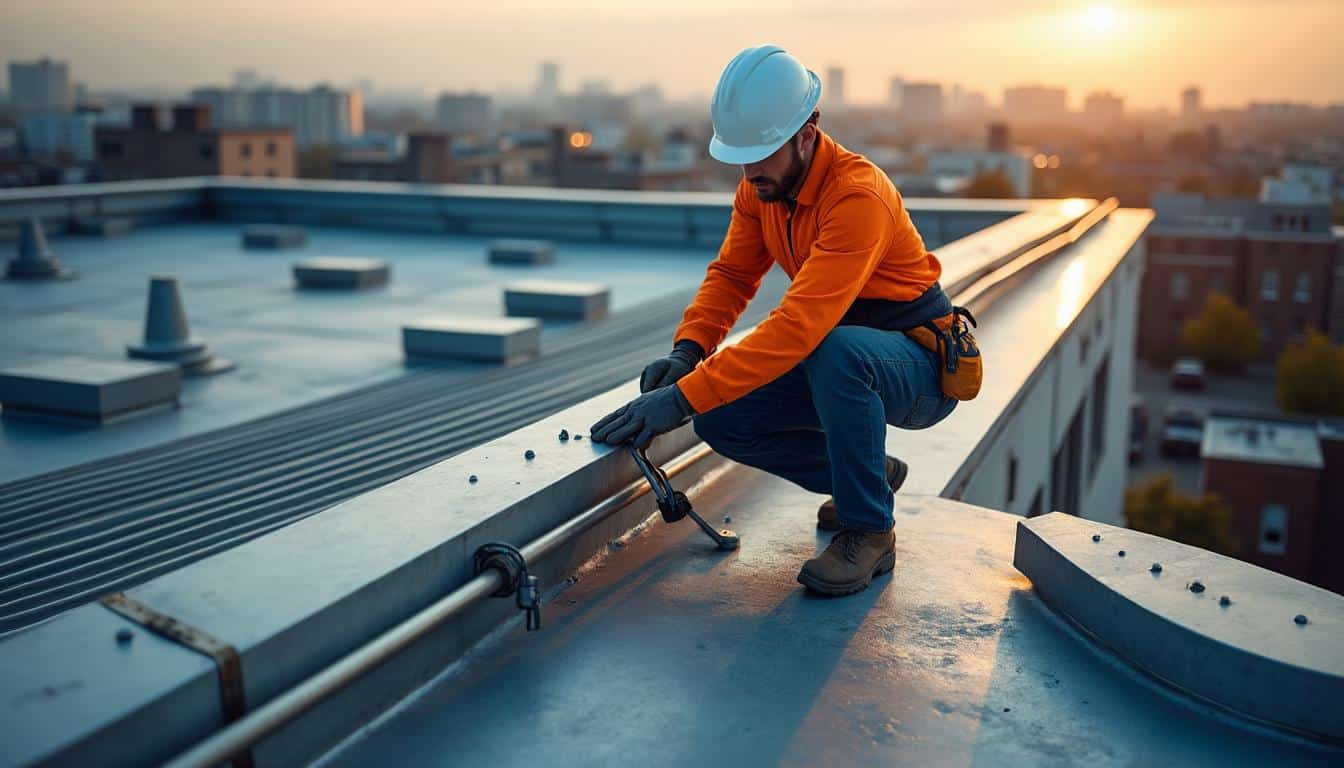 Illustration: Comprendre le rôle essentiel de l’ancrage pour la ligne de vie sur toiture