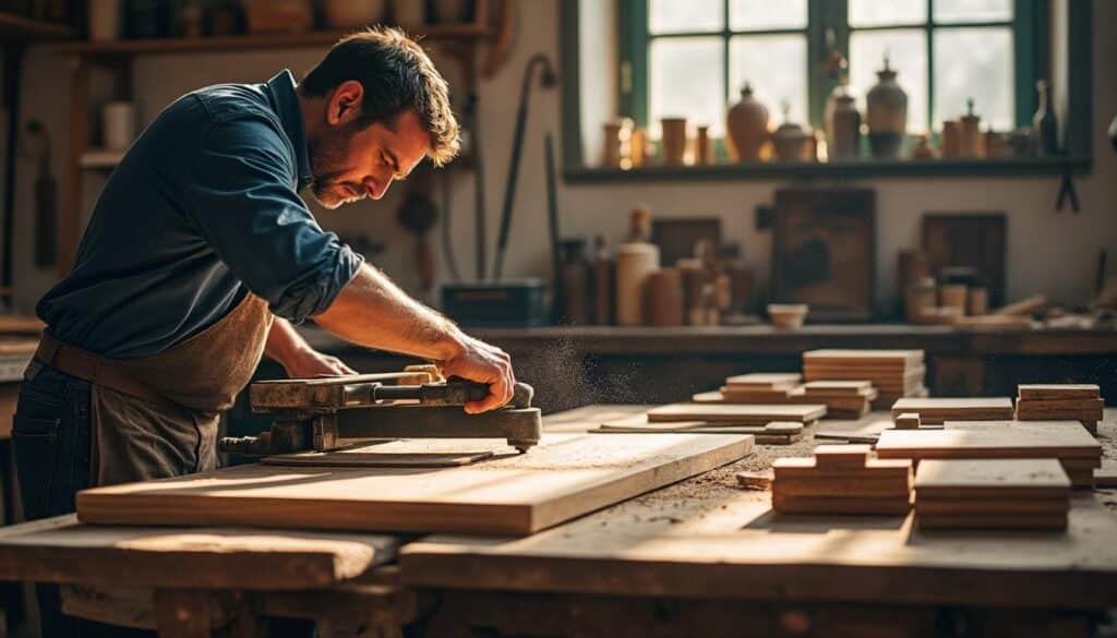 Scie à ruban semi automatique : précision et efficacité en atelier