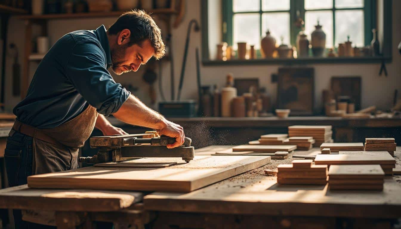 Scie à ruban semi automatique : précision et efficacité en atelier