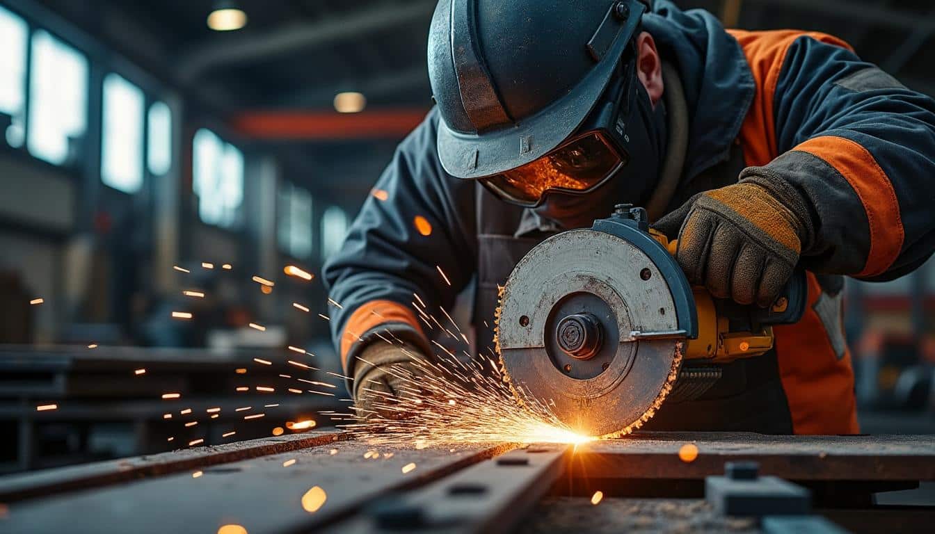 Illustration: Comment fonctionne une scie circulaire dédiée à la découpe du métal ?