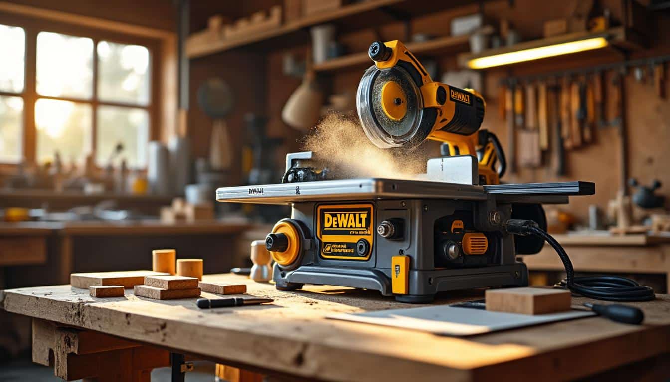 Illustration: Découvrez les caractéristiques techniques des scies Dewalt sur table