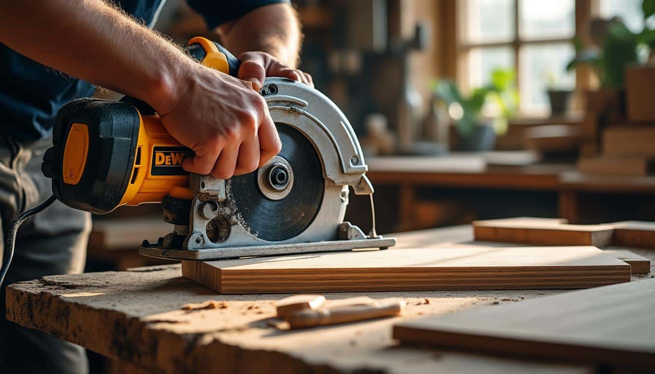 Scie Dewalt sur table : précision et puissance pour vos découpes