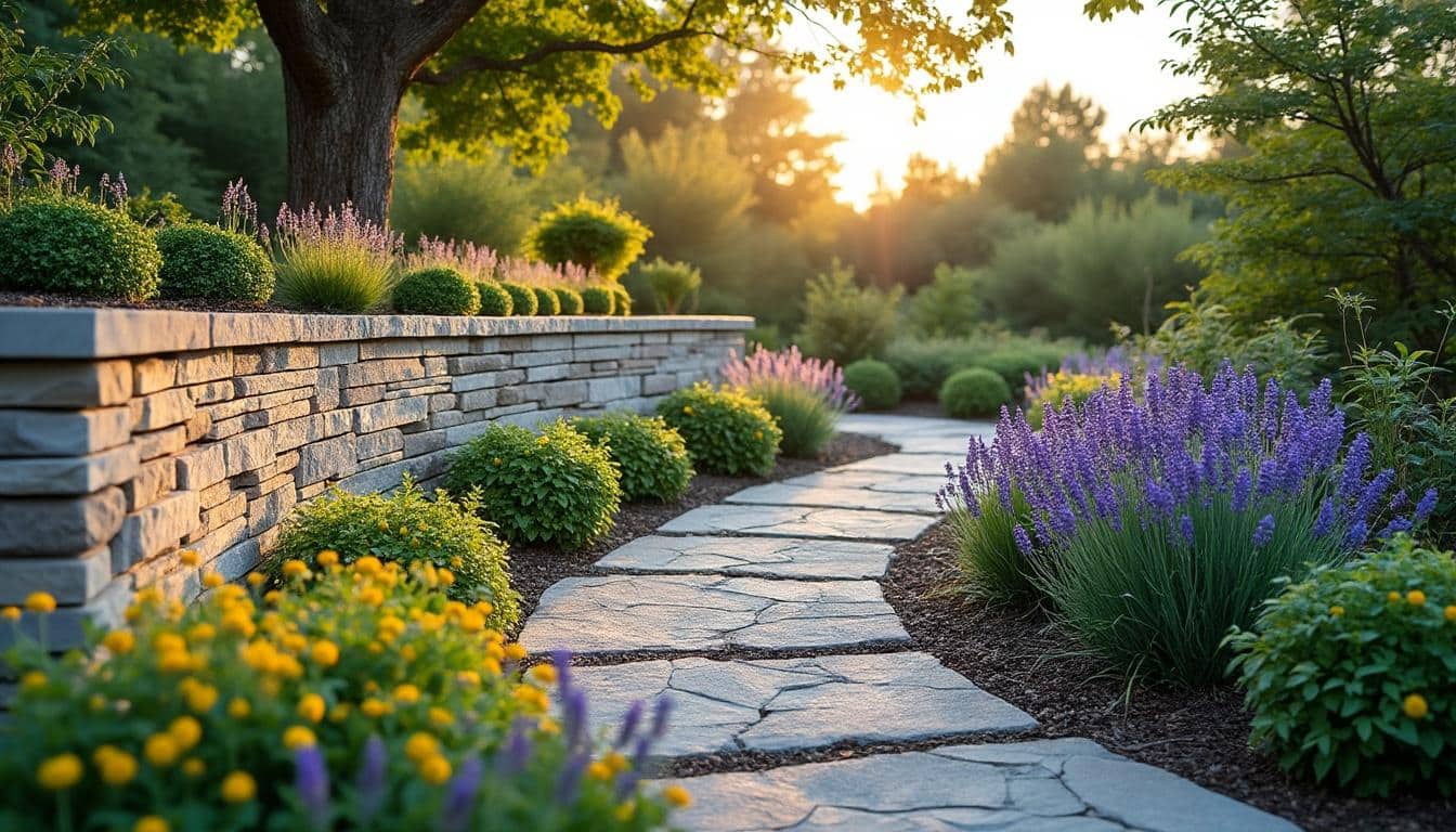 Illustration: Comprendre le rôle et l’importance d’un muret dans l’aménagement paysager extérieur