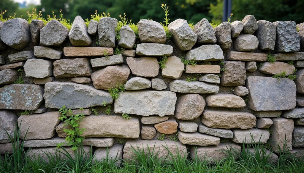 Muret en pierre pour jardin : charme naturel et solidité durable