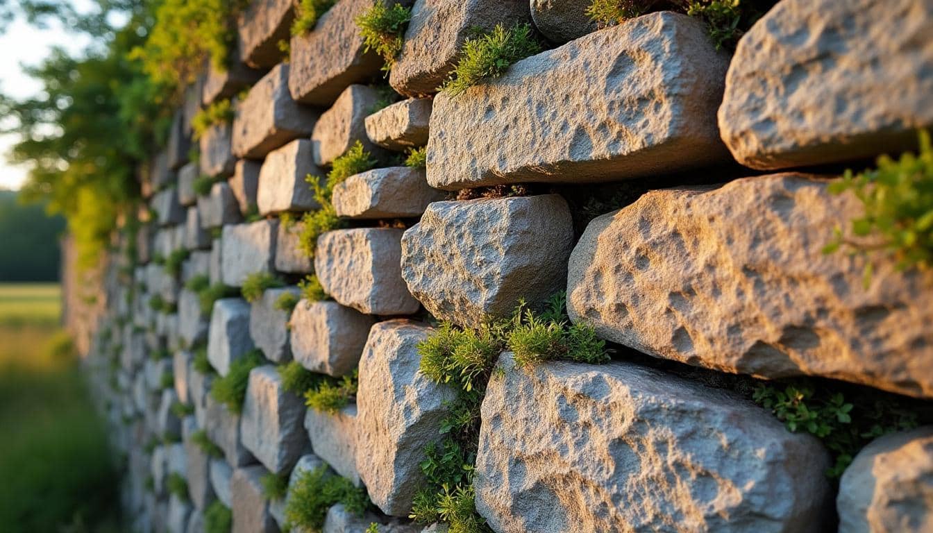 Illustration: Définir un muret en pierre et découvrir ses caractéristiques naturelles