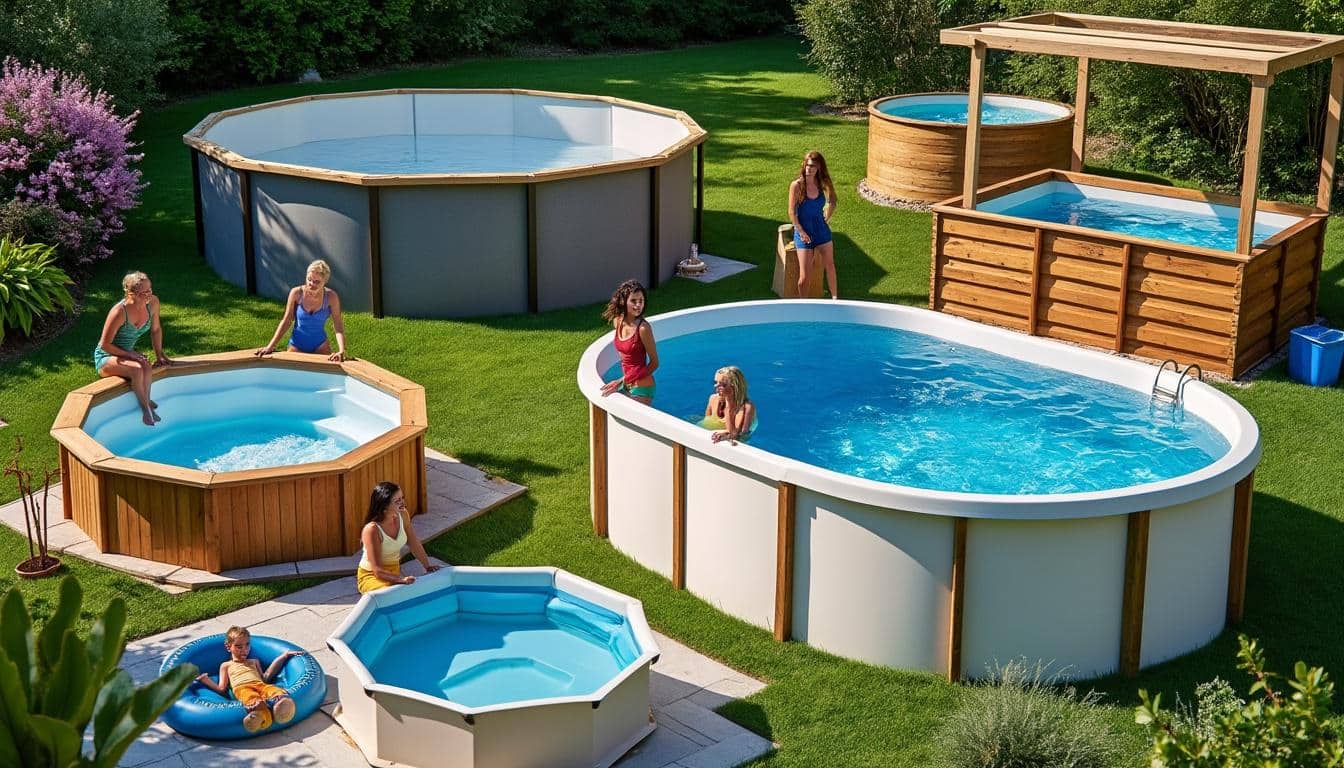 Illustration: Découvrir les formes et matériaux des piscines hors sol en kit