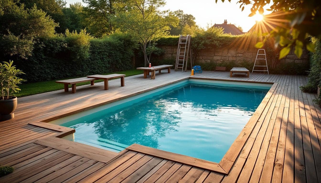 Illustration: Comprendre les spécificités des piscines en bois hors sol de forme rectangulaire