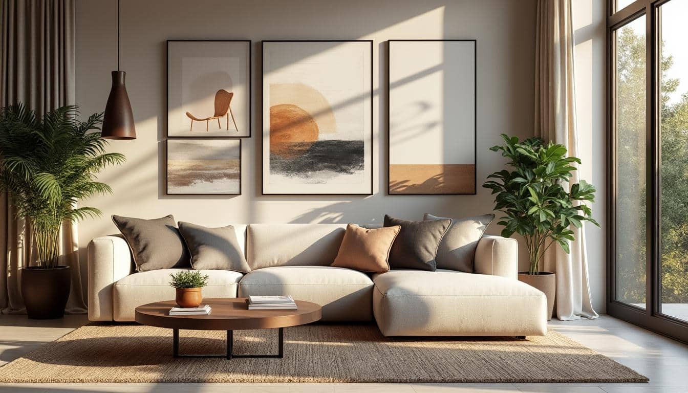 Illustration: Comprendre l’importance d’une décoration murale élégante dans le salon