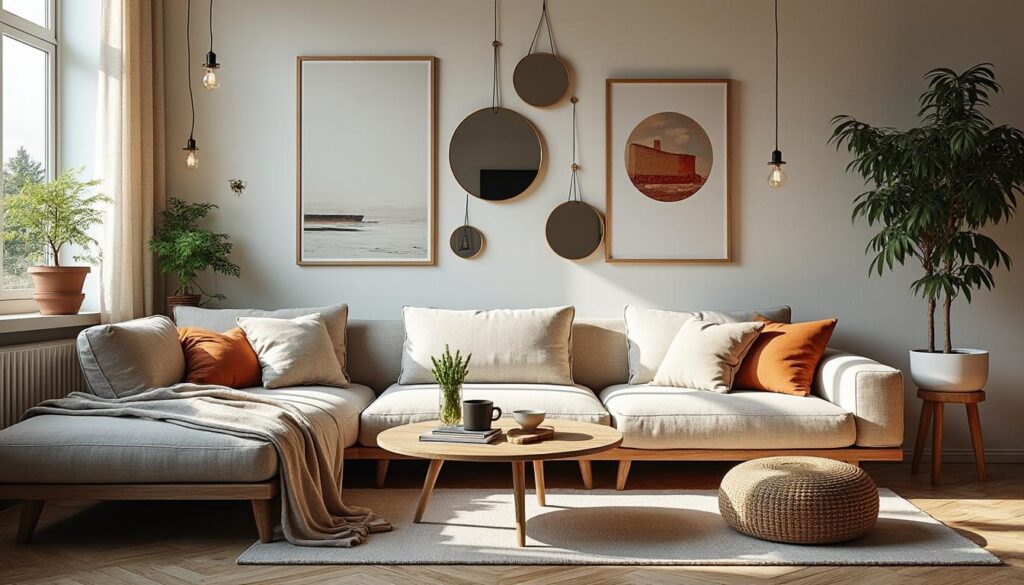 Décoration murale du salon tendance : astuces et idées stylées