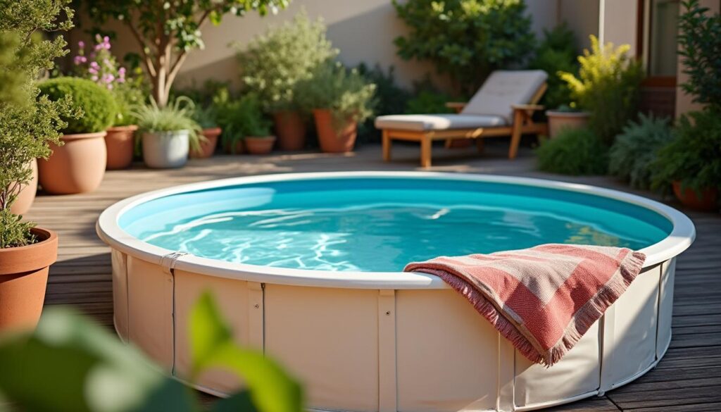 Mini piscine coque hors sol : guide pratique pour petits espaces
