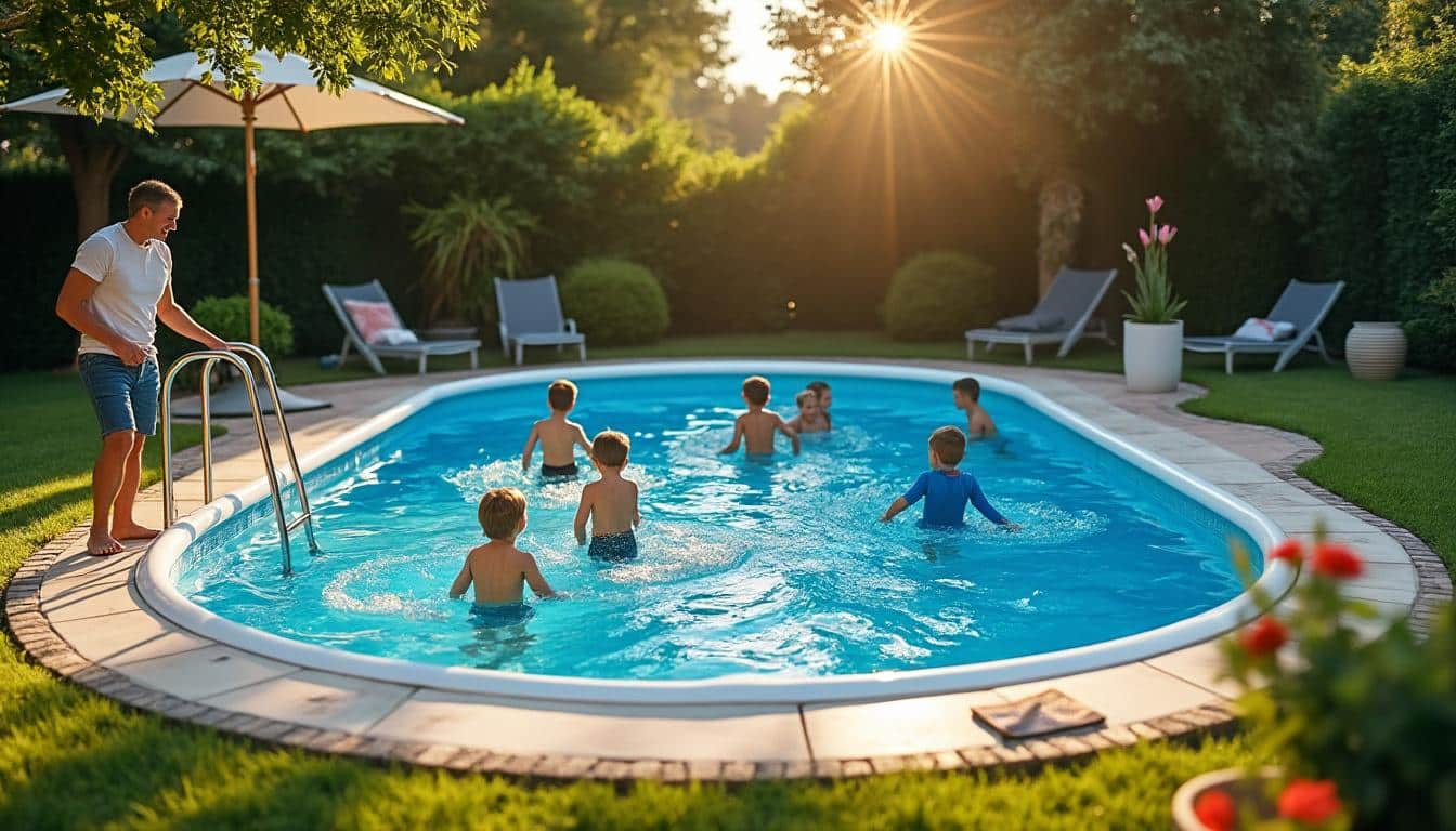 Illustration: Comprendre le concept d’une piscine en coque rigide installée hors sol