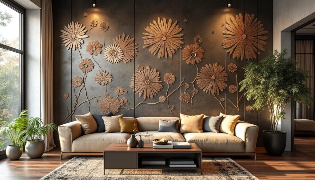 Décoration murale en fer : élégance et robustesse pour vos murs