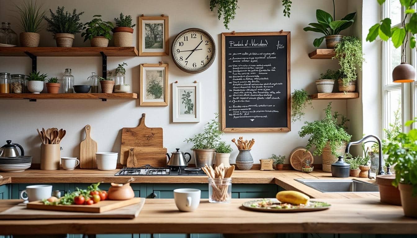 Illustration: Comment bien sublimer les murs de la cuisine grâce à une décoration adaptée