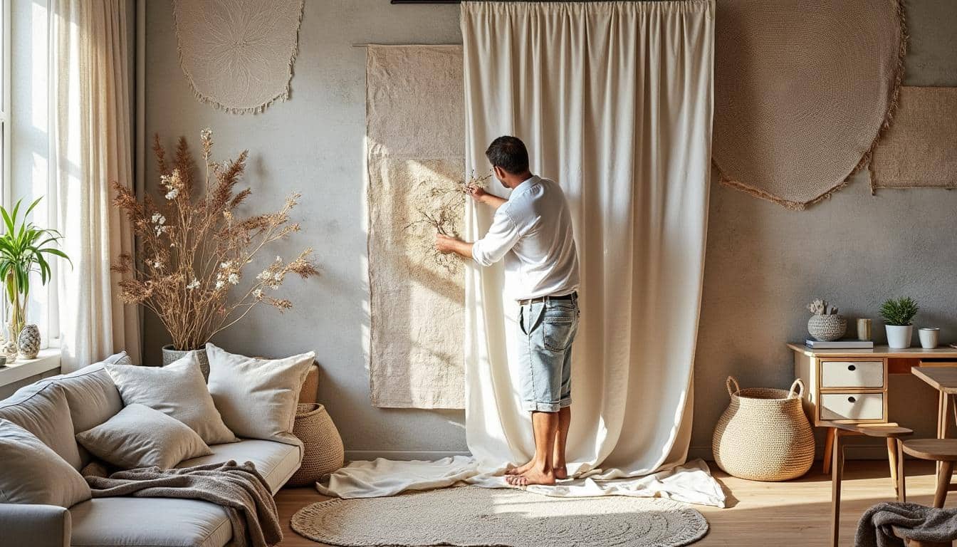 Illustration: Comprendre les revêtements textiles pour habiller vos murs