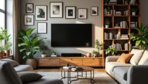 Décoration du mur TV mural : astuces pour un salon stylé