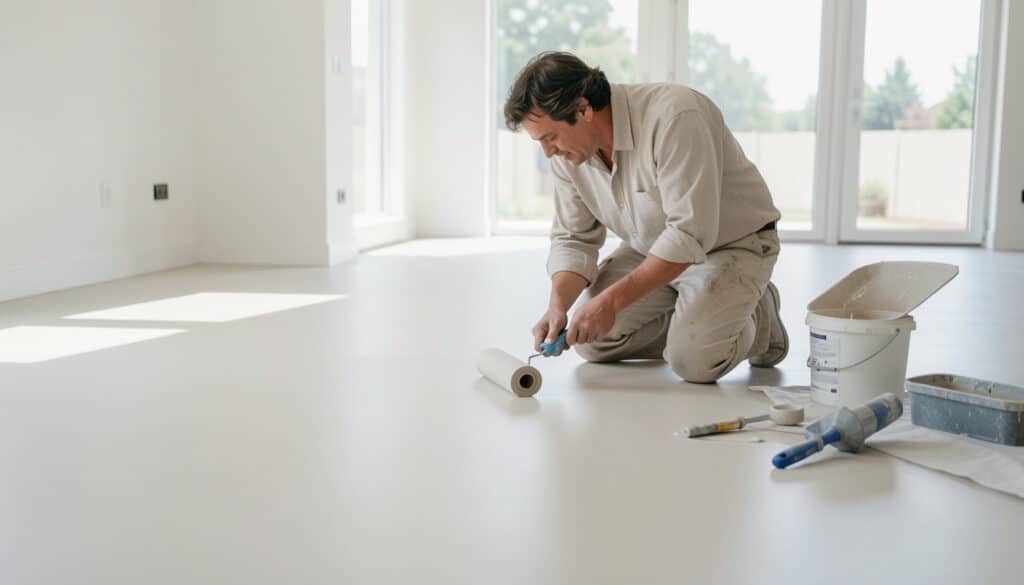 Peinture en résine pour sol : usages, prix et pose