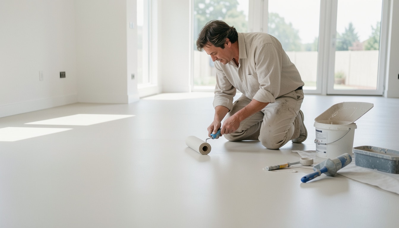 Peinture en résine pour sol : usages, prix et pose